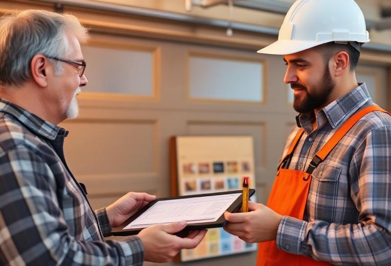 Various garage door styles and options for cost comparison